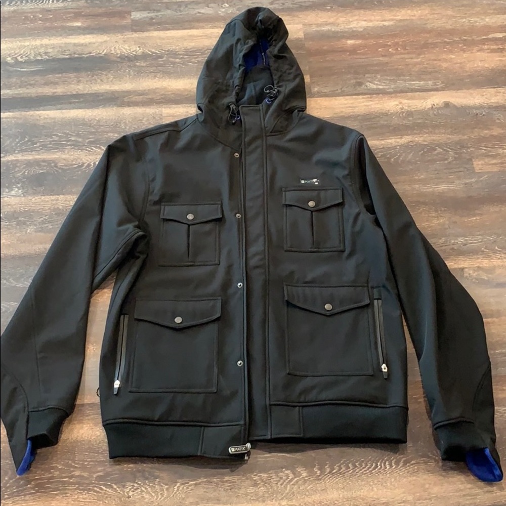 Matix black softshell jacket